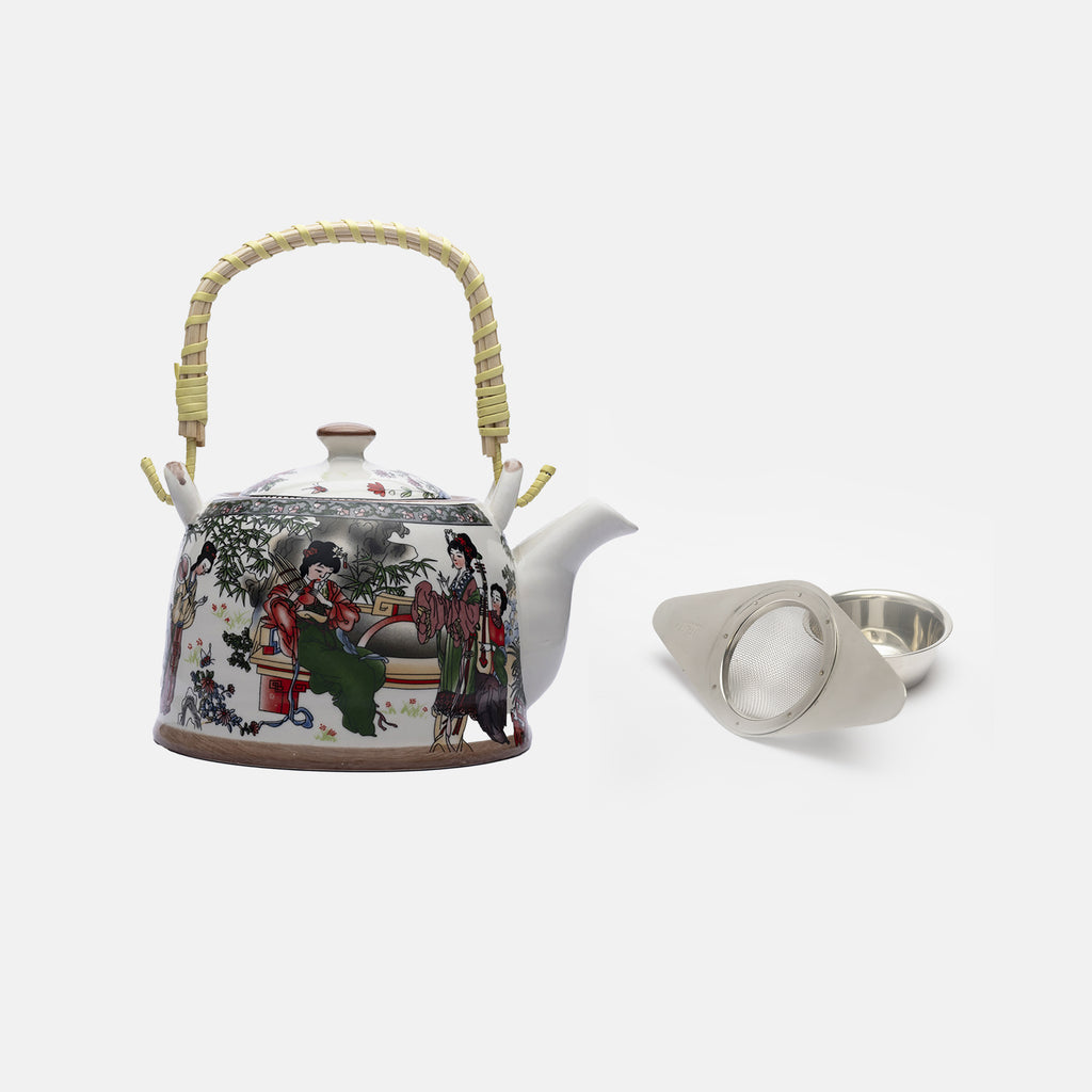 Japanese Teapot X Tea Infuser With Bowl