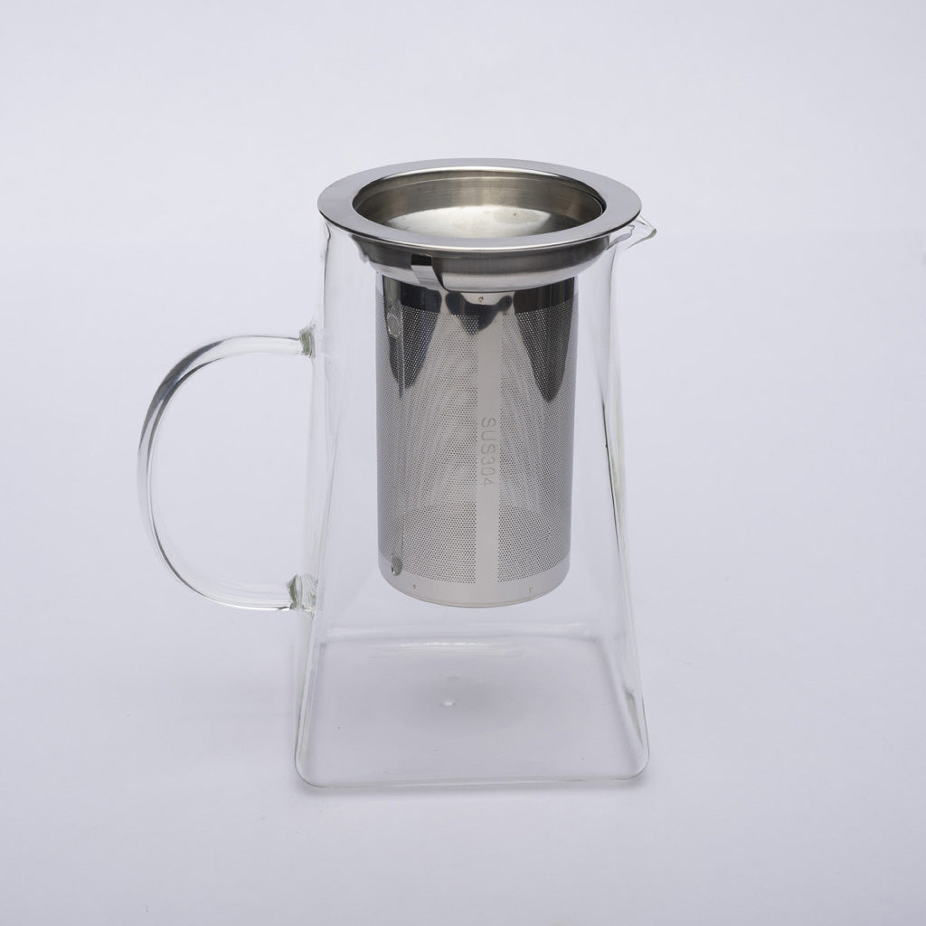 Square Glass Tea Pot