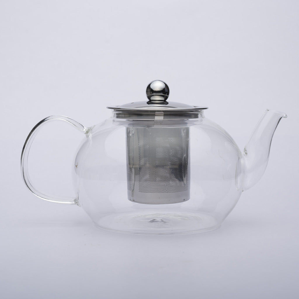 Pumpkin Glass Tea pot